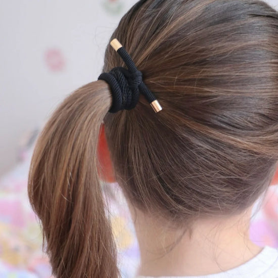 Hair Ties Essential - 5 pack - Bless Black