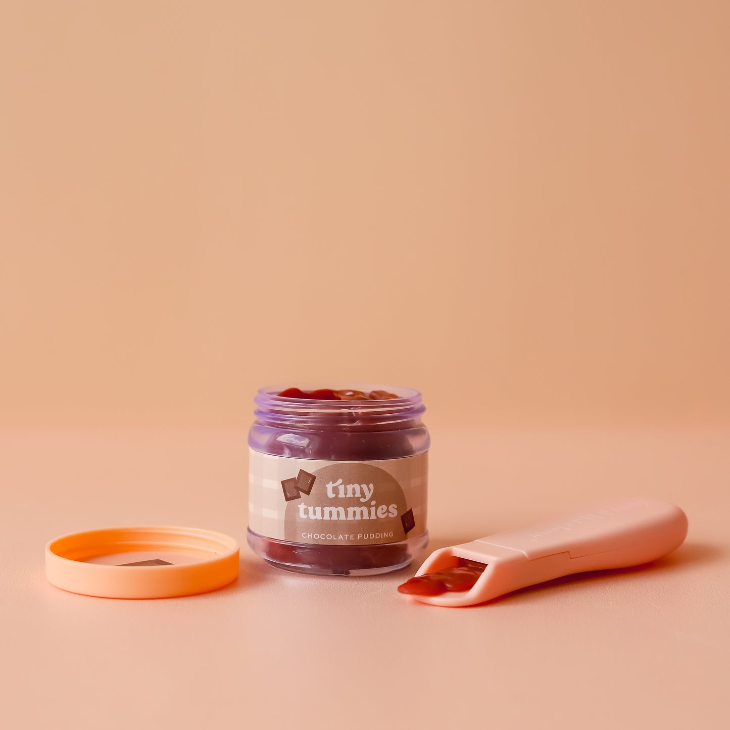 Tiny Harlow's Tiny Tummies - Chocolate Custard Jar and Spoon