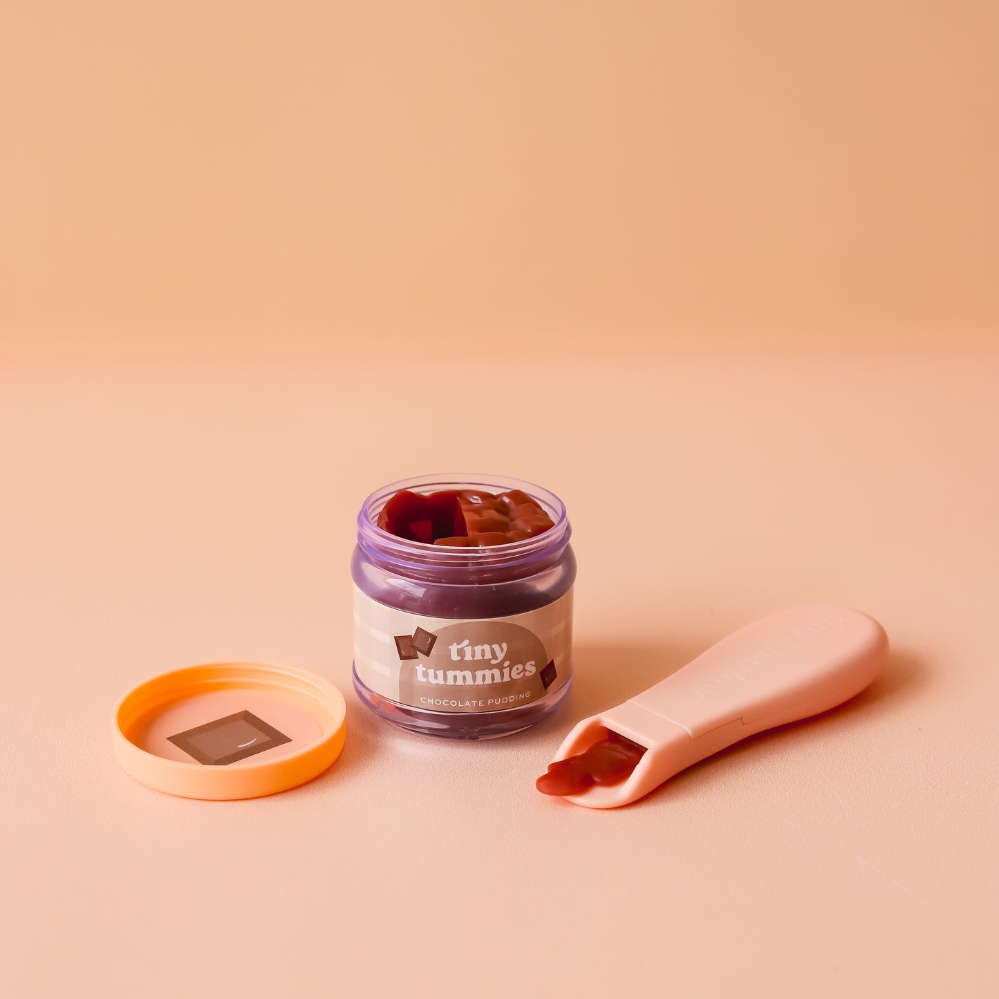 Tiny Harlow's Tiny Tummies - Chocolate Custard Jar and Spoon