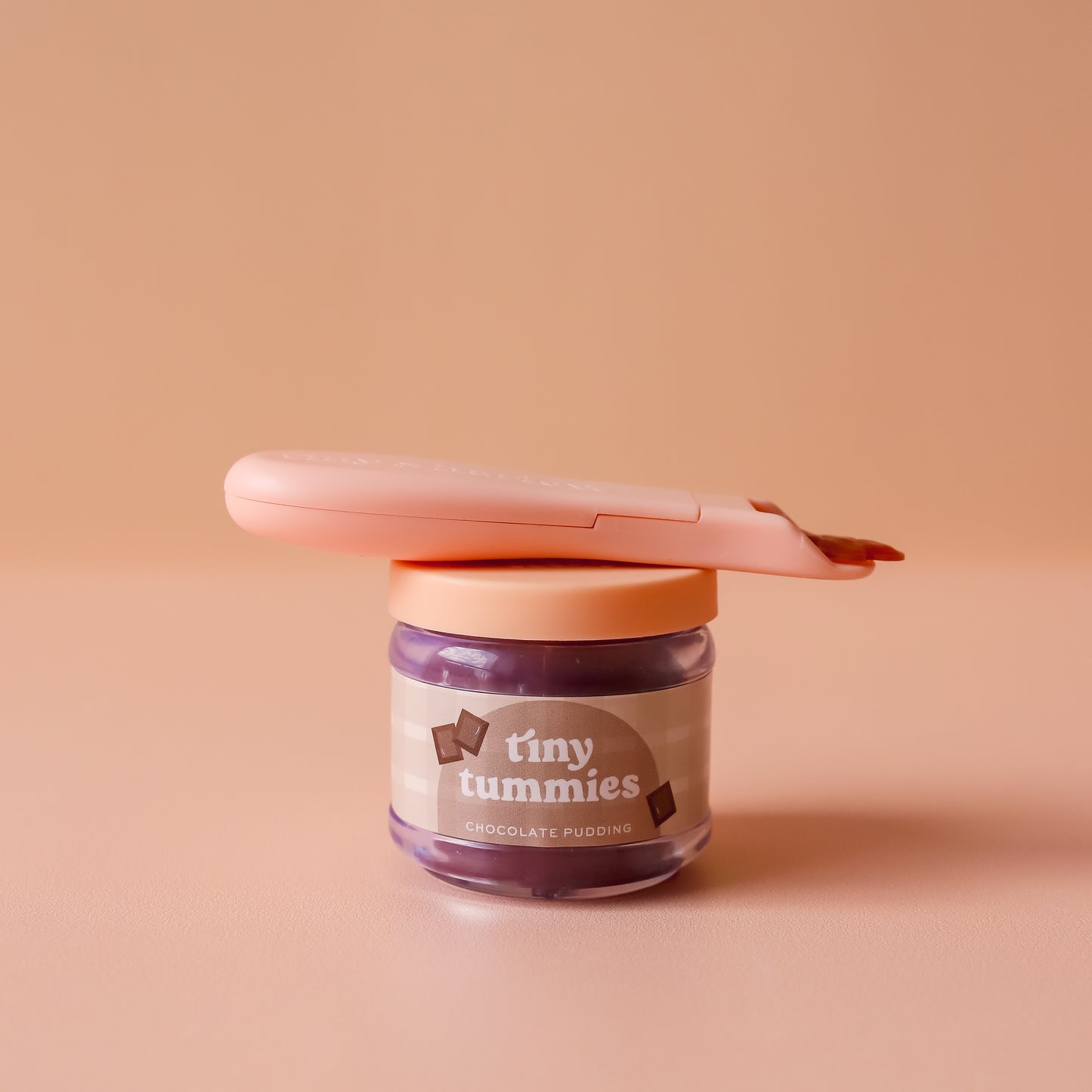 Tiny Harlow's Tiny Tummies - Chocolate Custard Jar and Spoon