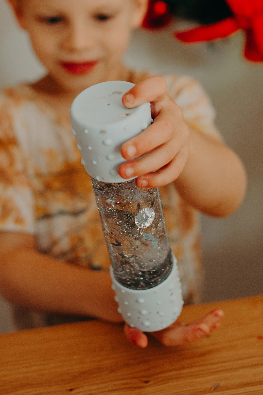 DIY Calm Down Bottle - Snow