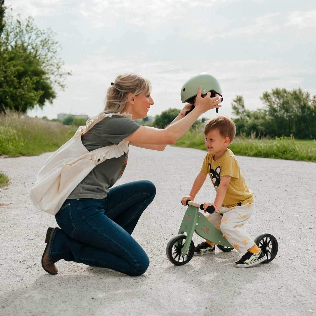 Kinderfeets 2 in 1 Tiny Tot Trike and Balance Bike - Sage
