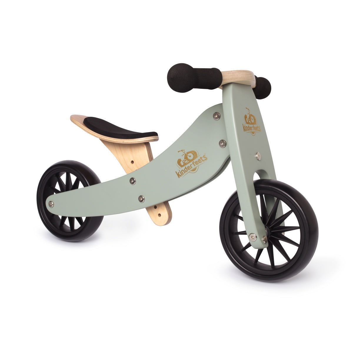 Kinderfeets 2 in 1 Tiny Tot Trike and Balance Bike - Sage