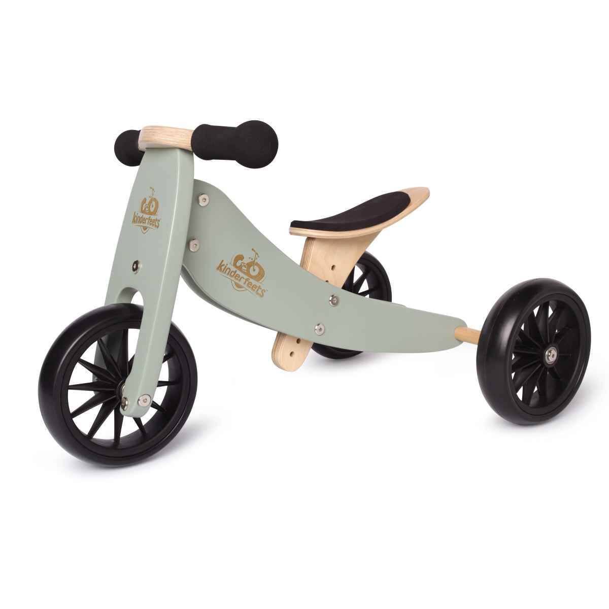 Kinderfeets 2 in 1 Tiny Tot Trike and Balance Bike - Sage