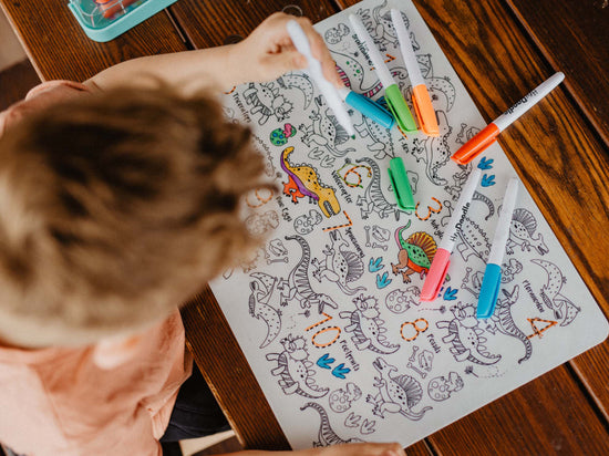 Wipeable Colouring In - DinoRoar