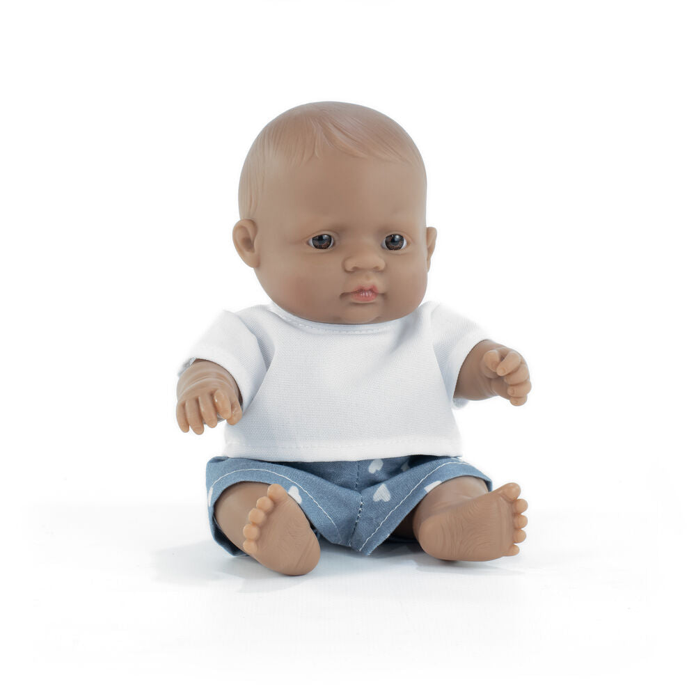 Miniland Doll 21cm Latin - Boy - Clothed - My Friends & Me
