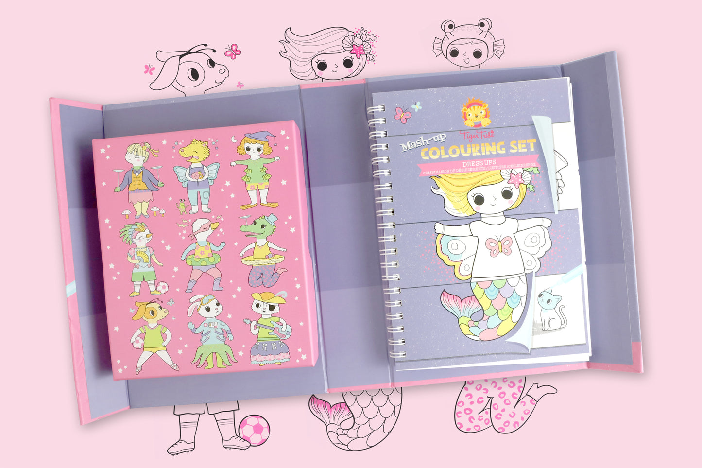 Colouring Set - Dress Ups Mash-Up