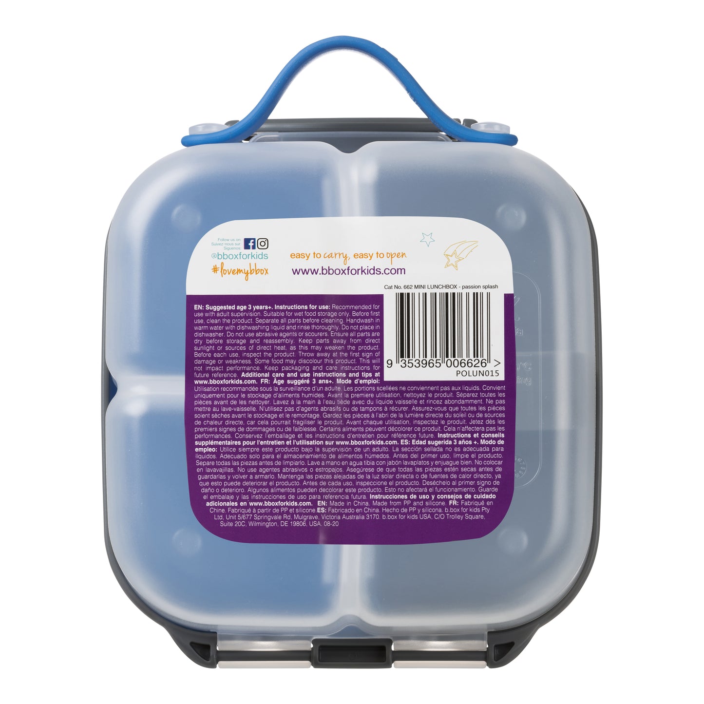 BBox Mini Lunchbox - Blue Slate