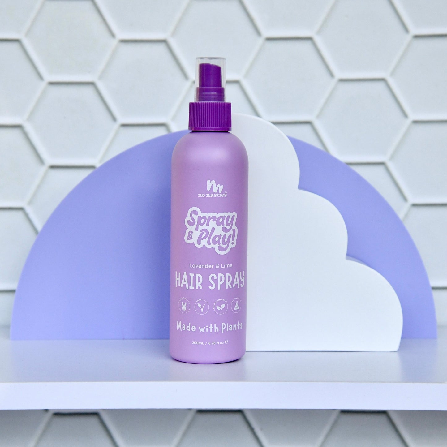 Natural Alcohol Free Hair Spray - Lavender and Fresh Lime