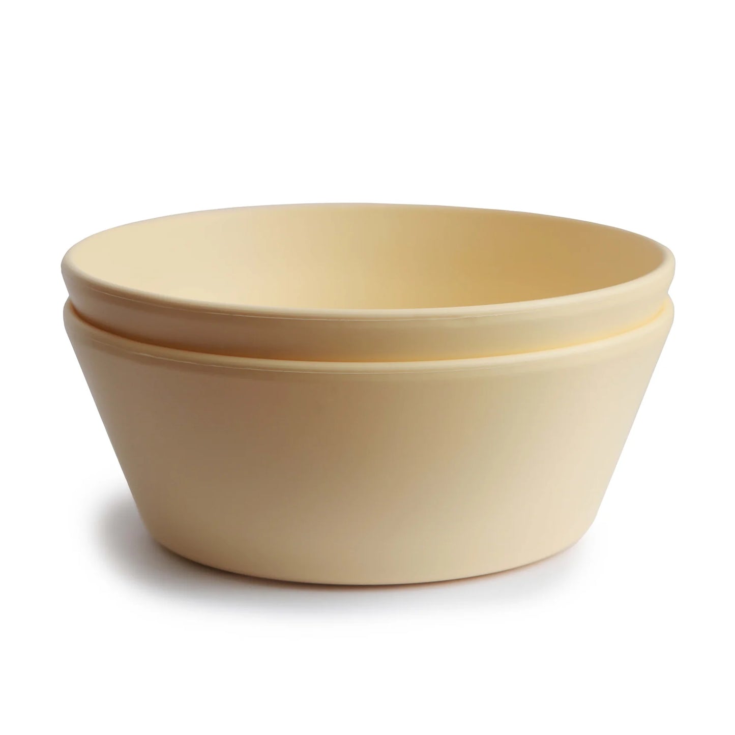 Round Dinner Bowl Set of 2 - Pale Daffodil