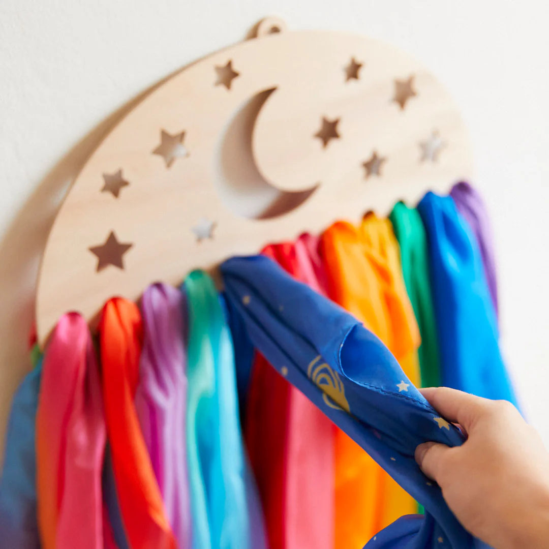 Play Silks - Wooden Display - Various Sizes and Patterns