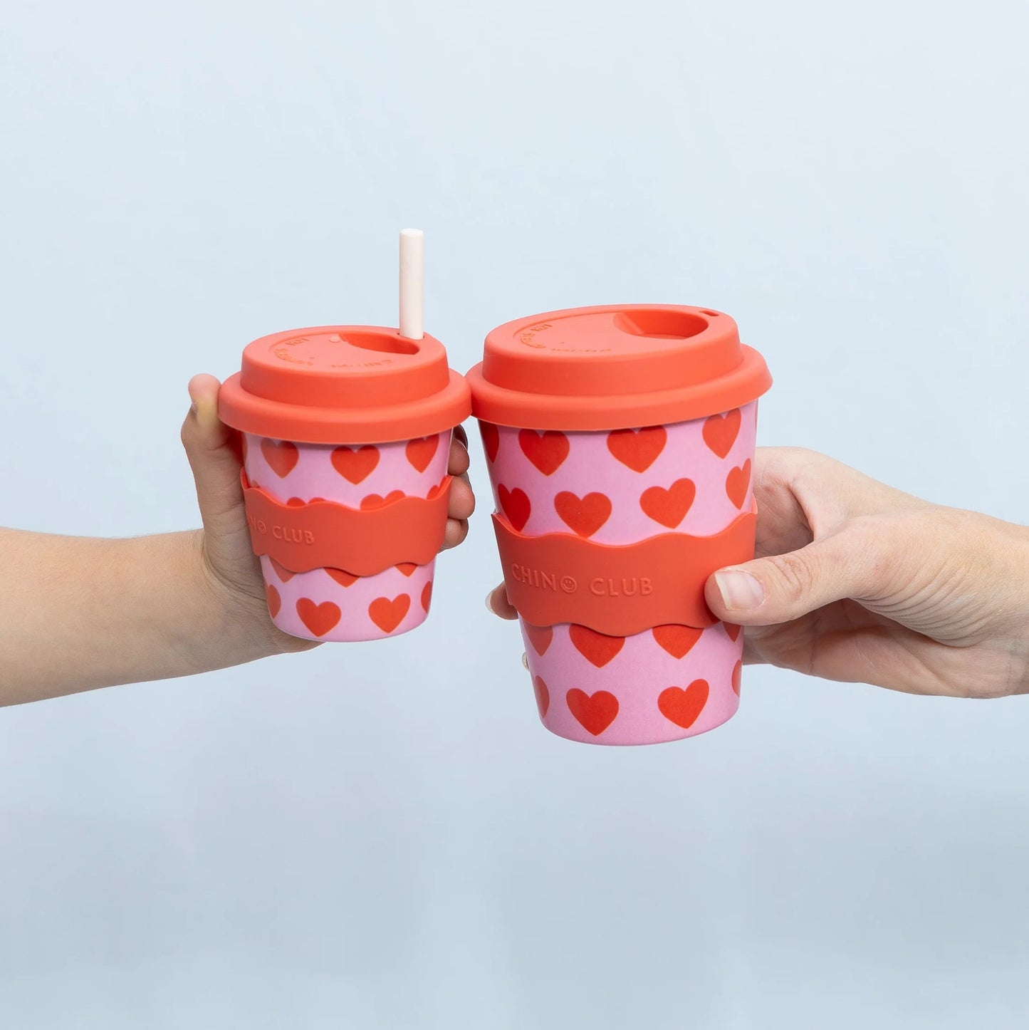 Large 12 oz Coffee Cup - Hearts