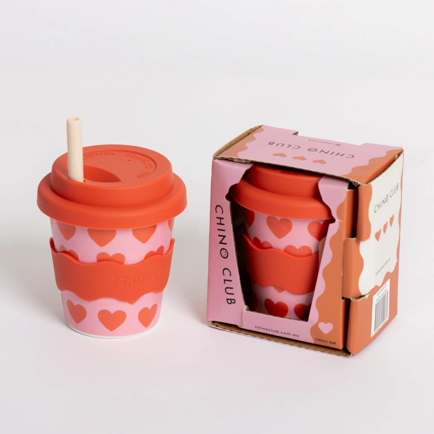 Baby 4oz Chino Cup - Hearts
