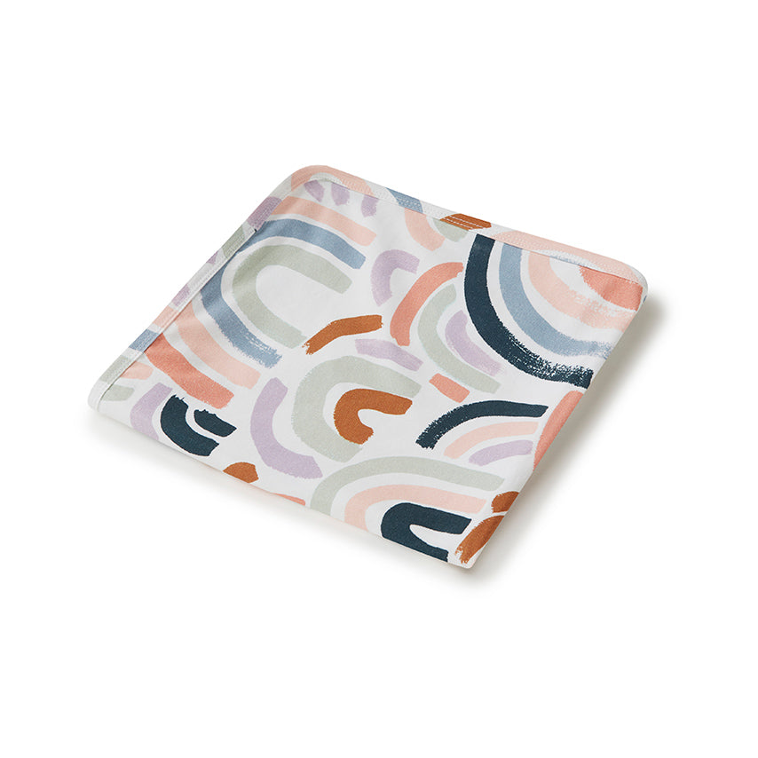 Baby Jersey Wrap Set - Rainbow