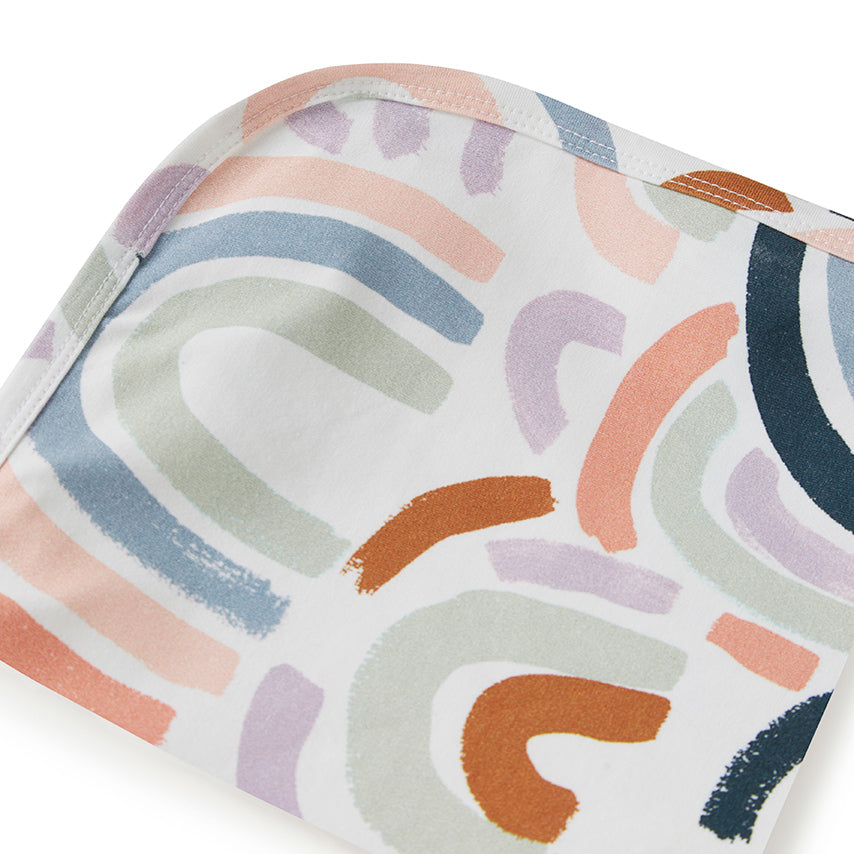 Baby Jersey Wrap Set - Rainbow