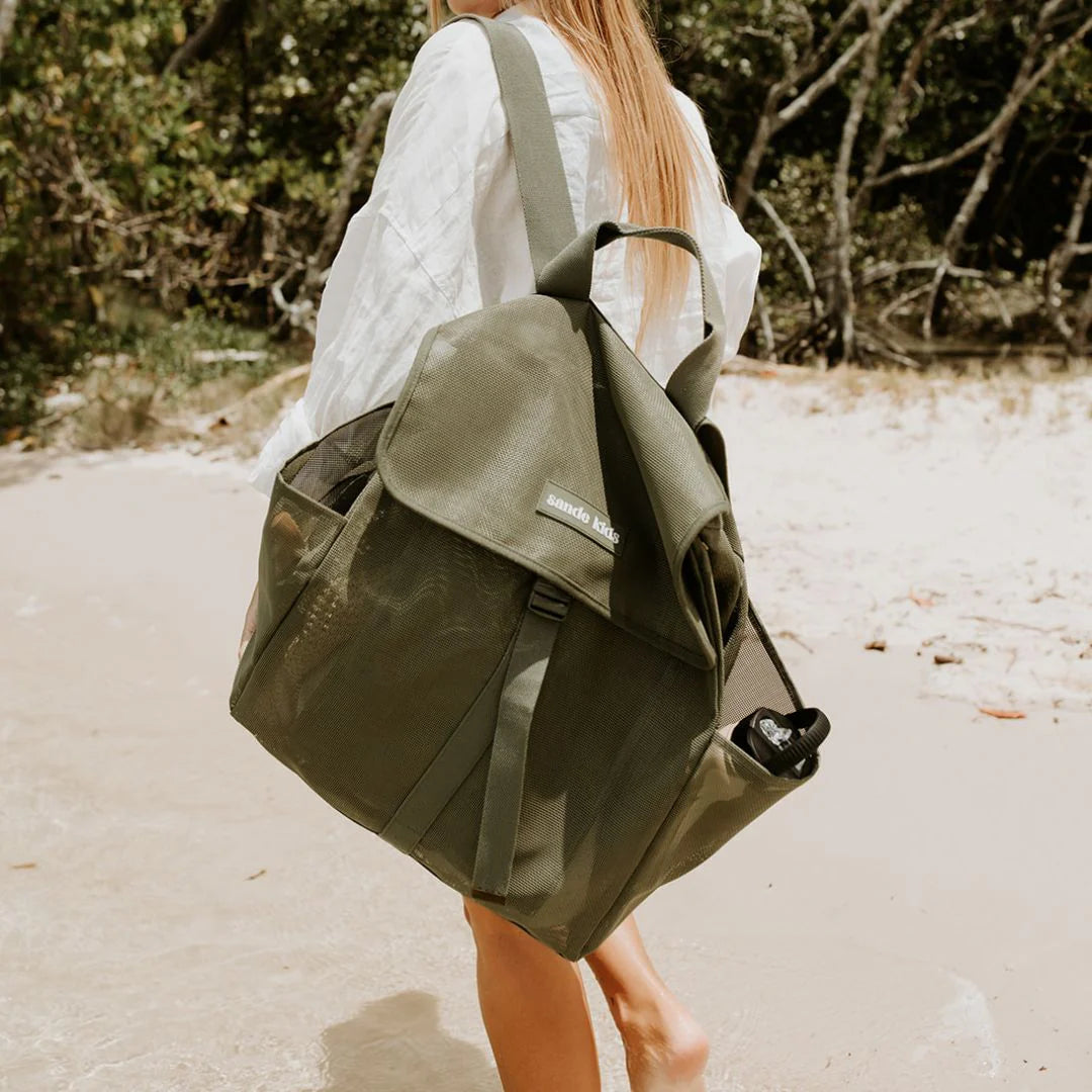 Sande Kids Beach Hauler™ Mesh Backpack - Pandanus