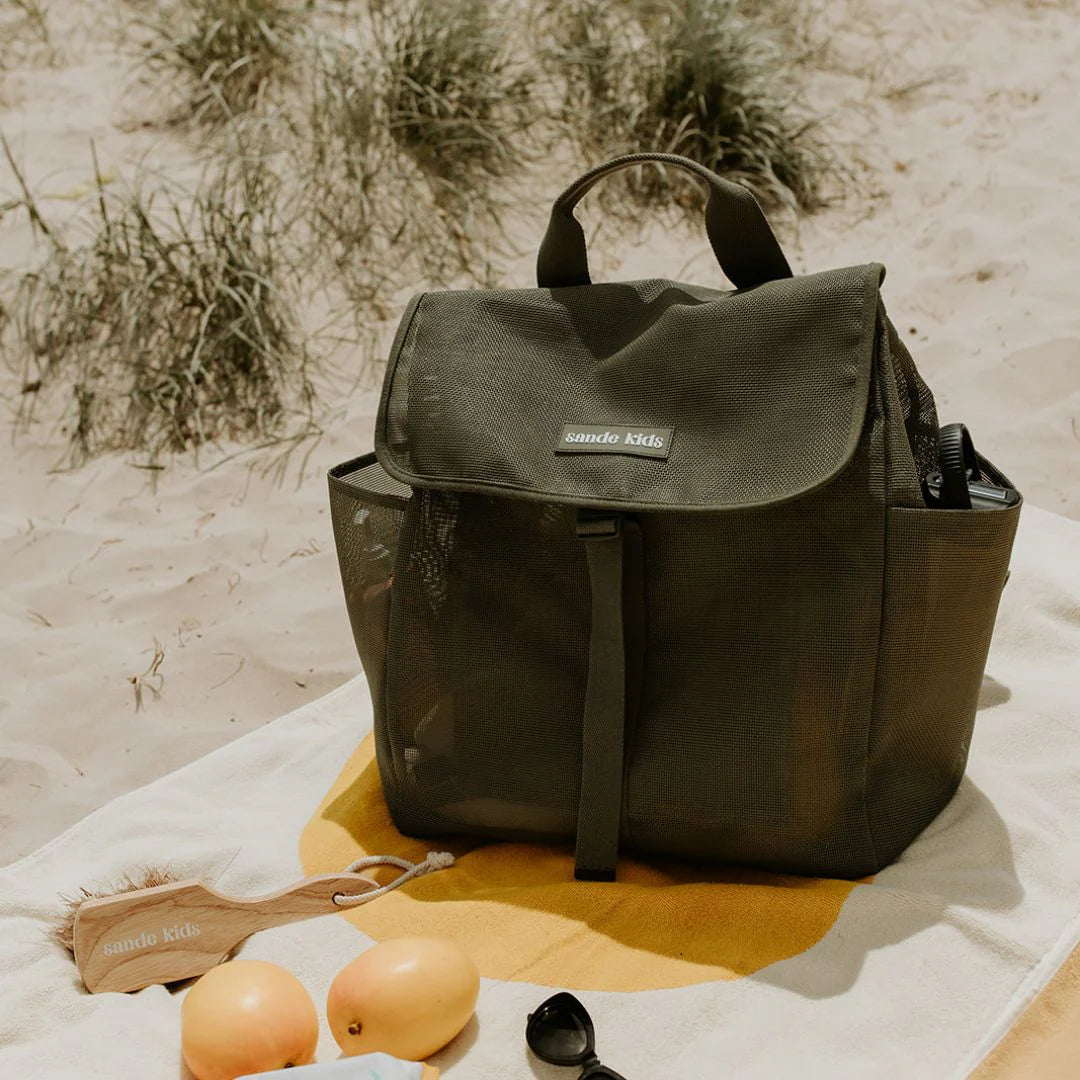 Sande Kids Beach Hauler™ Mesh Backpack - Pandanus