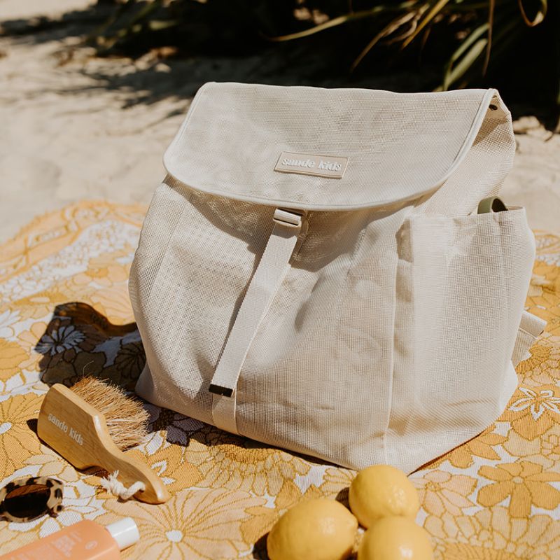 Sande Kids Beach Hauler™ Mesh Backpack - Sand