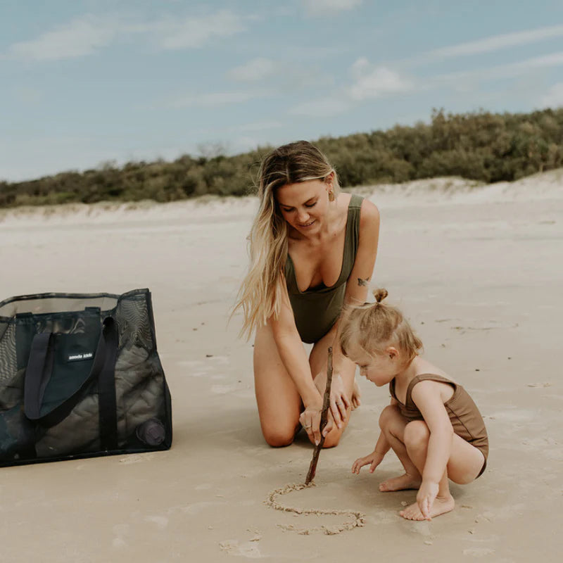 Sande Kids Beach Hauler™ Mesh Bag - Deep Sea - Large