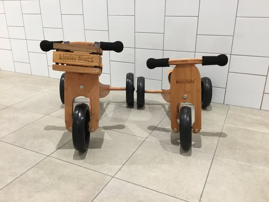 Kinderfeets 2 in 1 Tiny Tot Trike and Balance Bike - Bamboo
