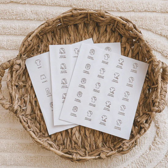 Tile Labels - Uniforms and Clothes