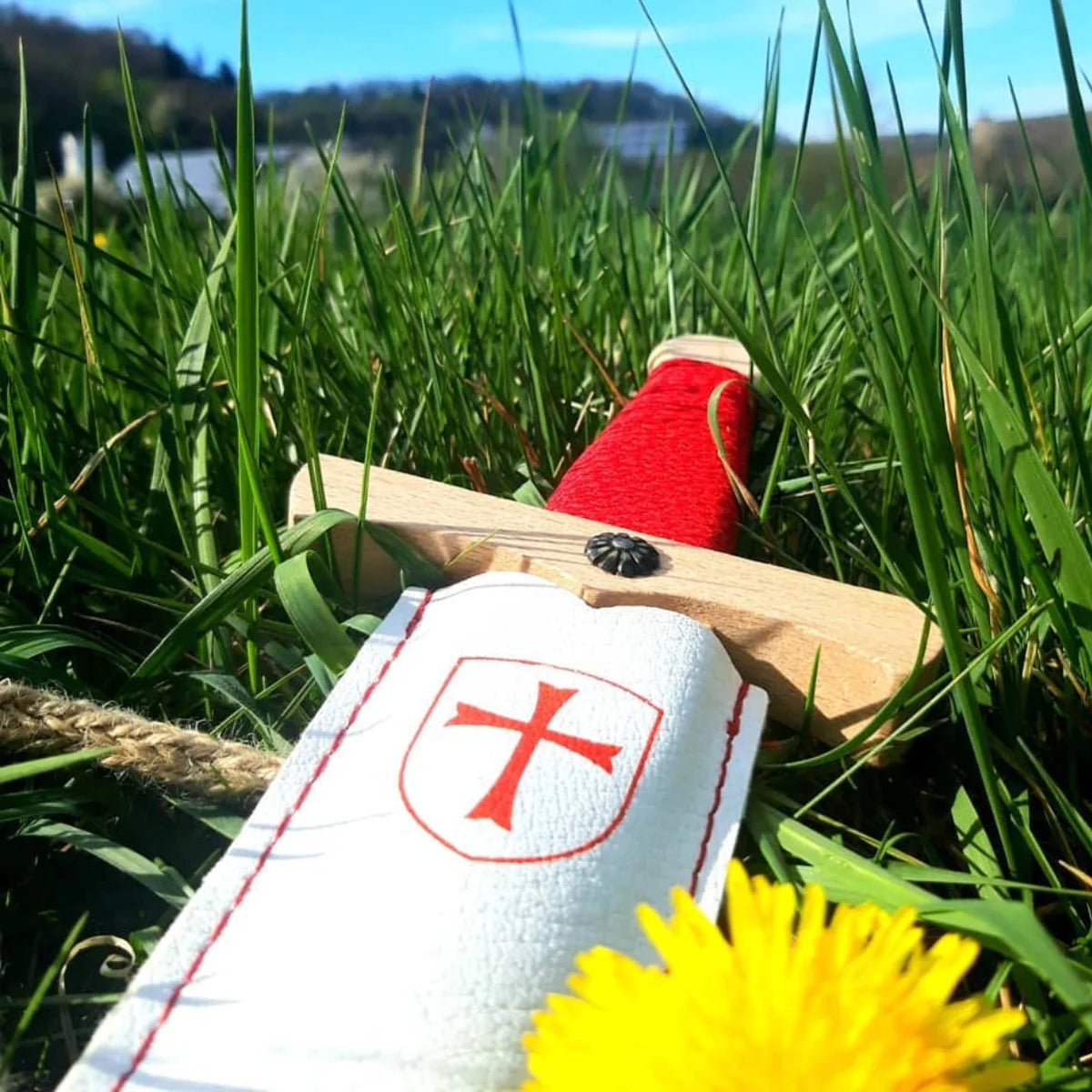 Wooden Dagger Templar with Sheath