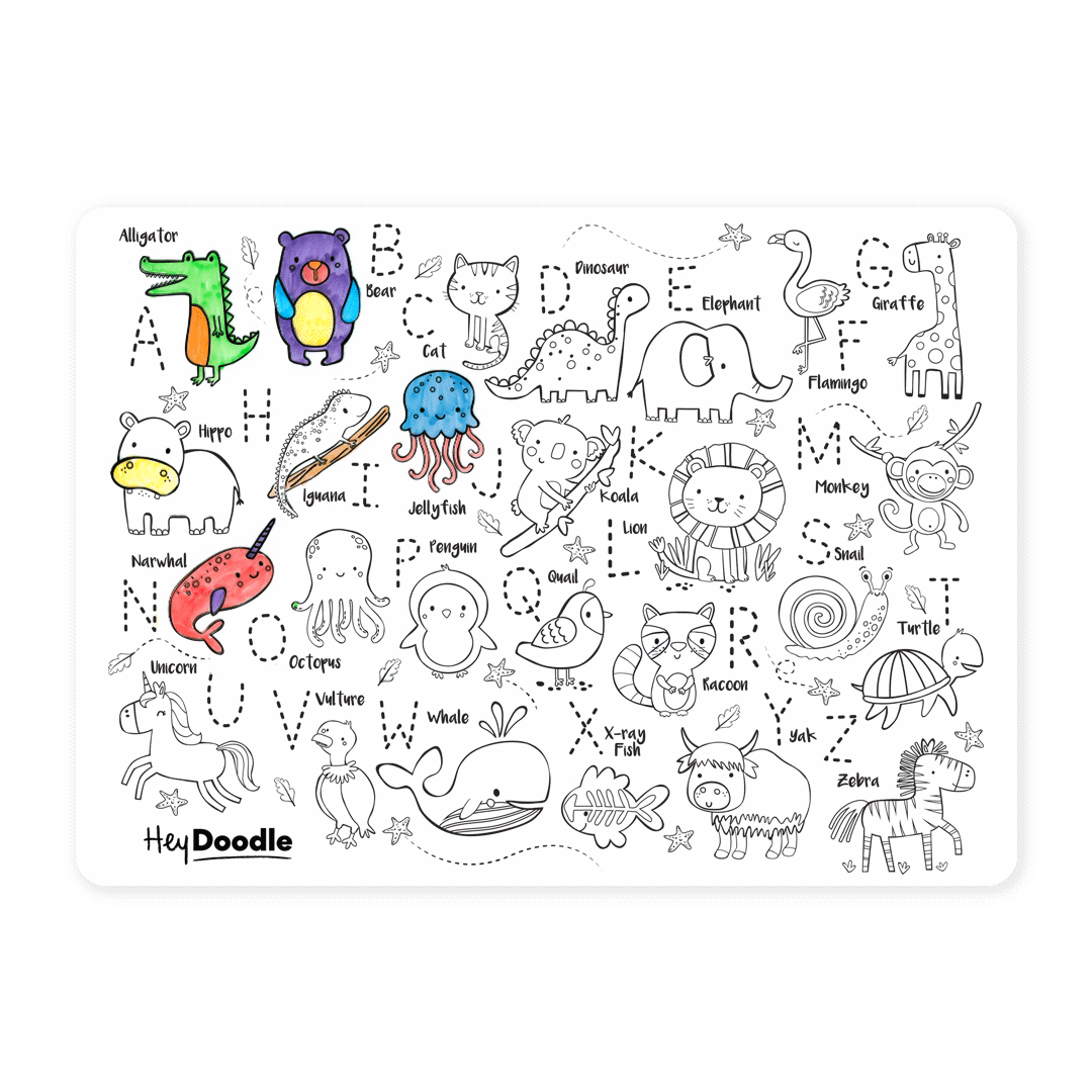 Wipeable Colouring In - Into the Wild