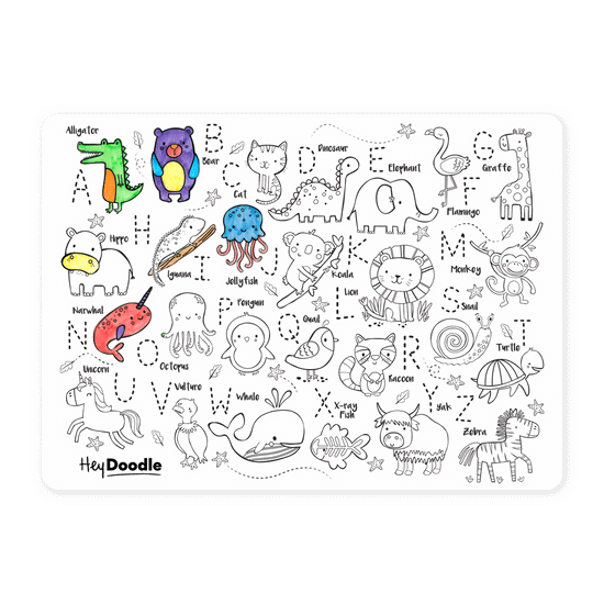 Wipeable Colouring In - Into the Wild