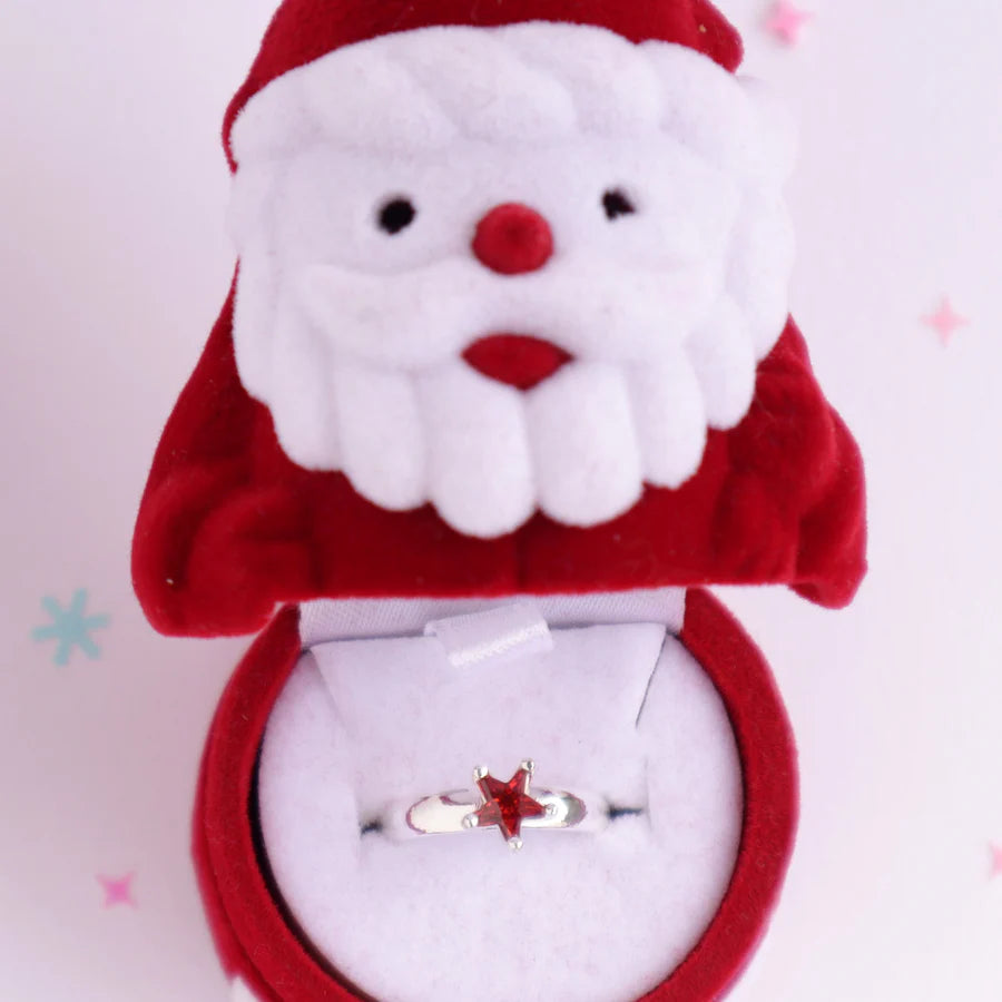 PRE ORDER - Ring - Red Starry in Santa Box