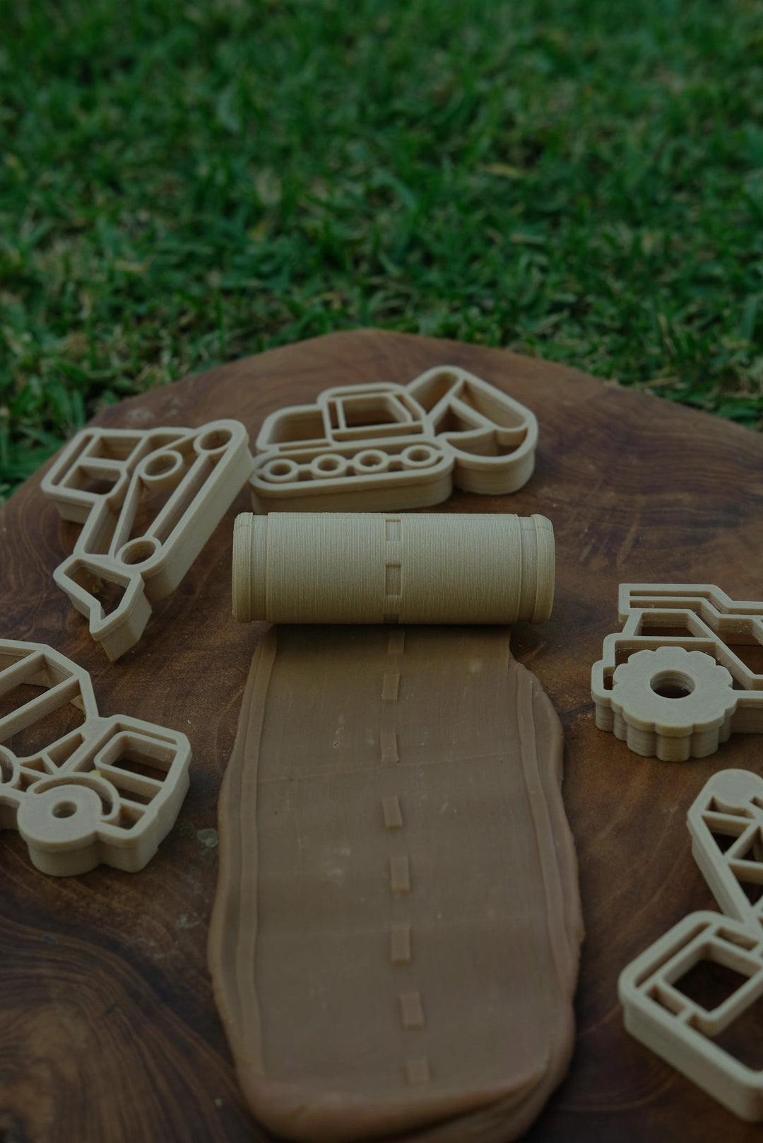 Pattern Play dough Roller - Road