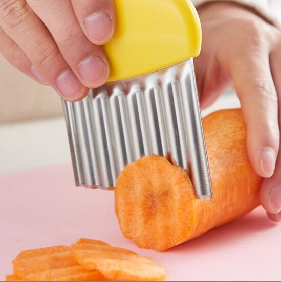 Veggie Crinkle Cutter - Blue