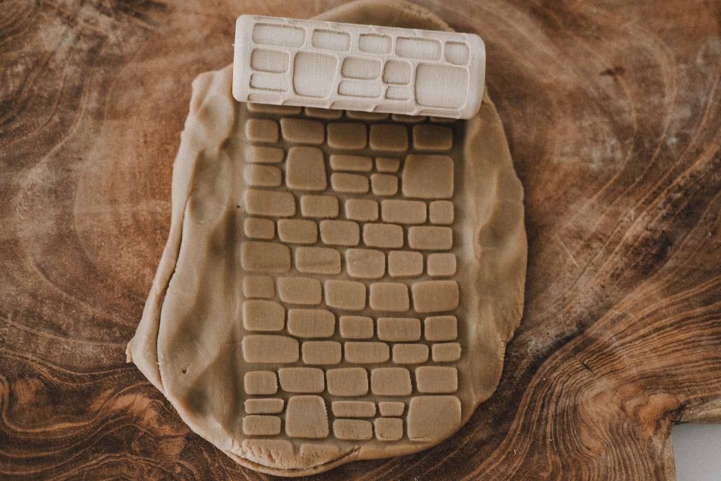Pattern Playdough Roller - Cobblestone Path