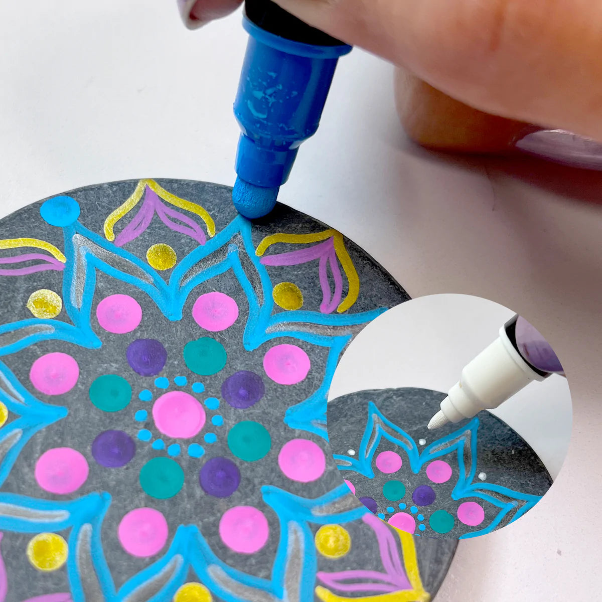 Dot Markers Acrylic Paint Pends - Set of 12