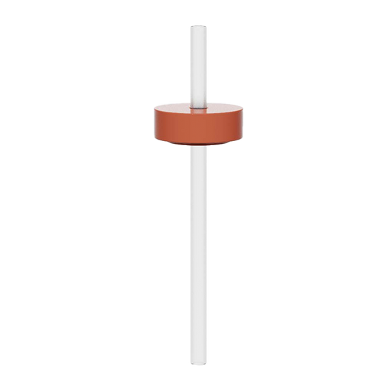 Lounge Straw and Cap - Clay