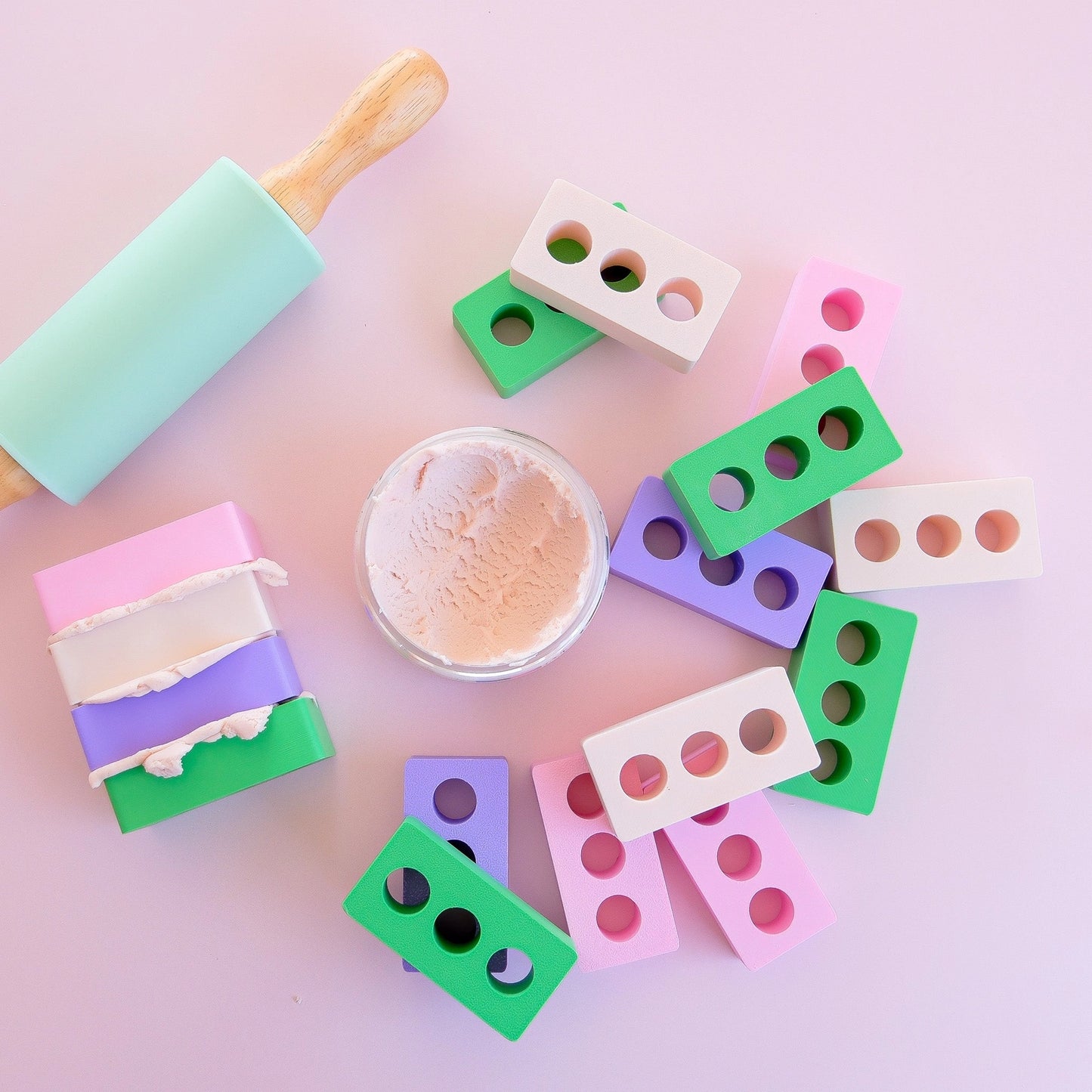 PRE ORDER - Eco Play Dough Bricks - Set of 12