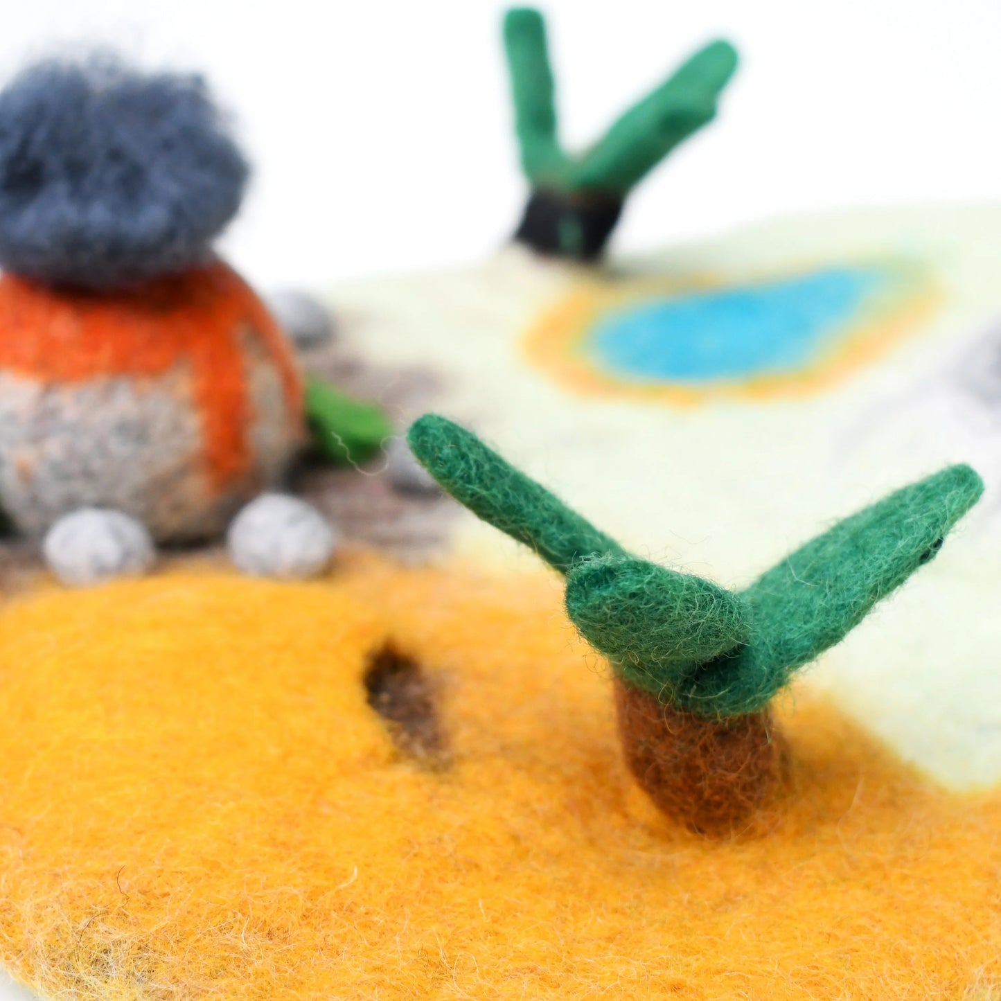 Small Dinosaur Ice Age Felt Play Mat Playscape