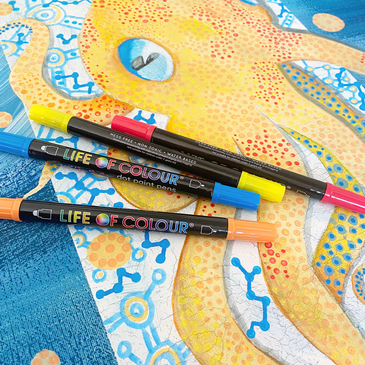 Dot Markers Acrylic Paint Pends - Set of 12