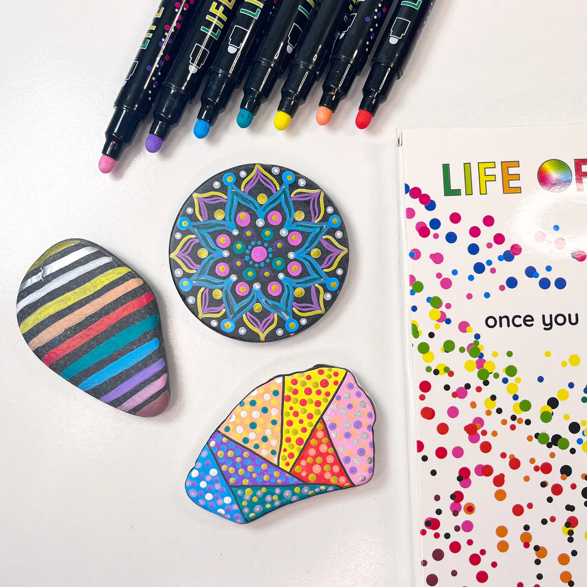 Dot Markers Acrylic Paint Pends - Set of 12