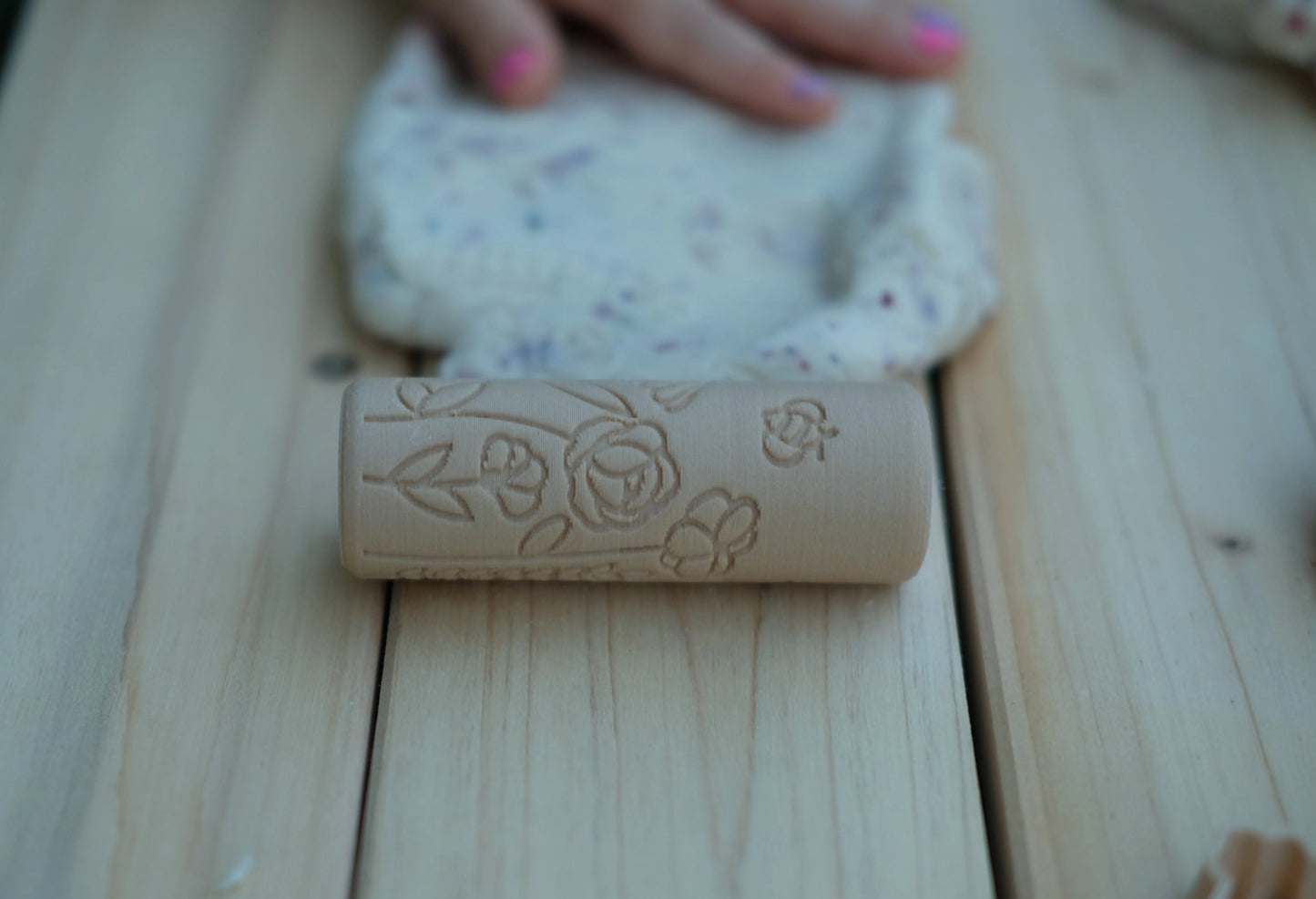 Pattern Play dough Roller - Flowers