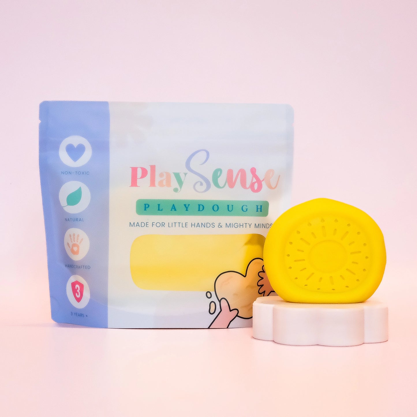 Play Dough - Pastel Yellow - Banana Paddlepop Scented