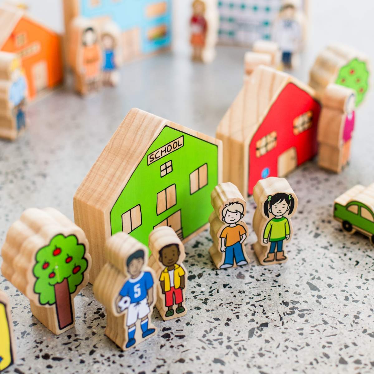 Wooden People - The Village People Set of 42