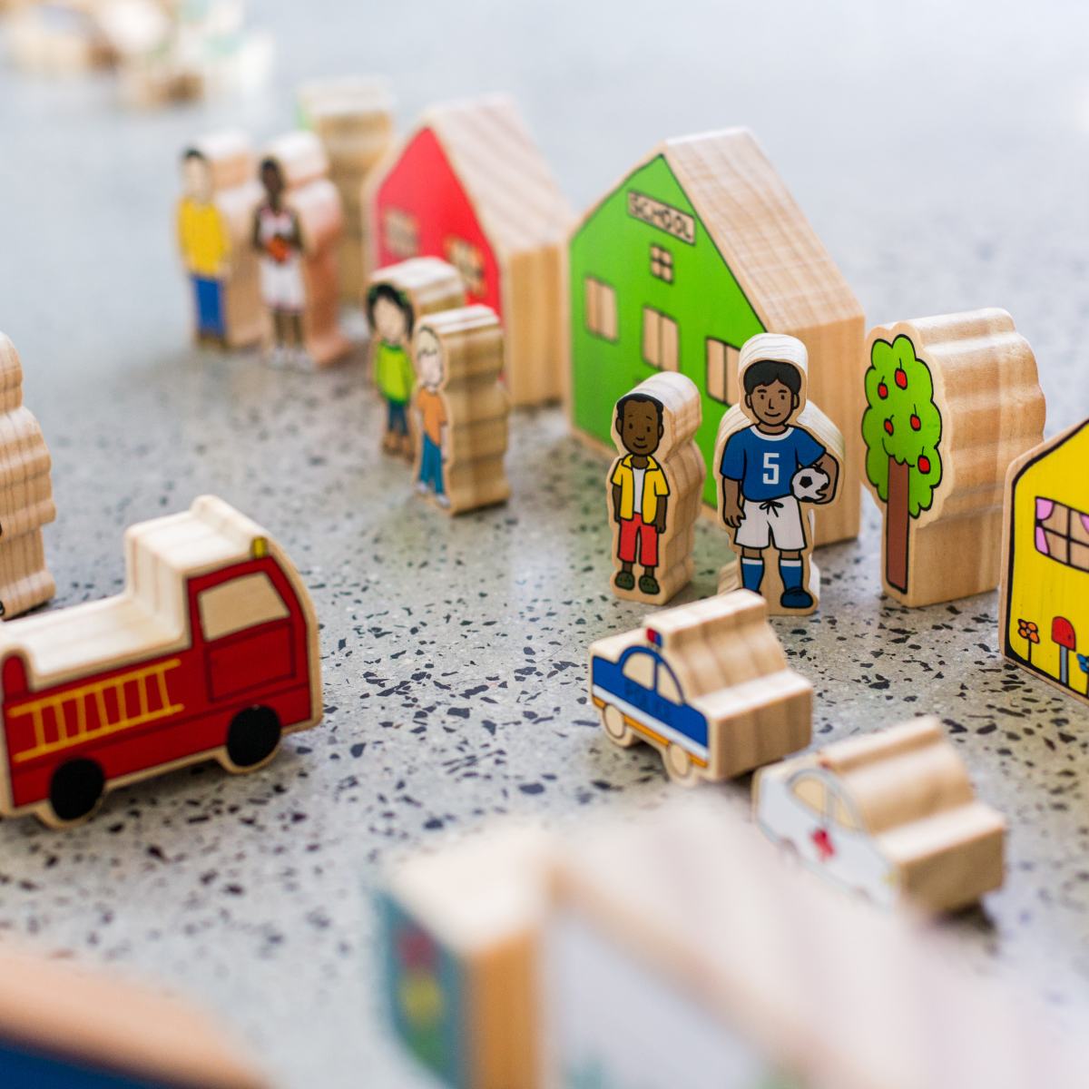 Wooden People - The Village People Set of 42