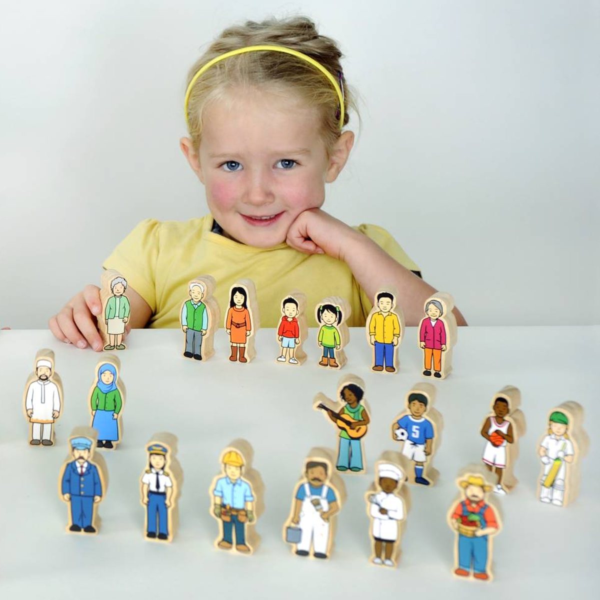 Wooden People - The Village People Set of 42