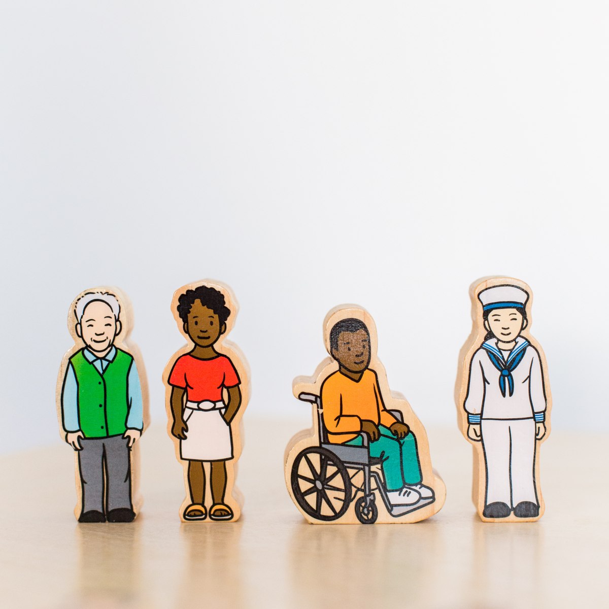 Wooden People - The Village People Set of 42