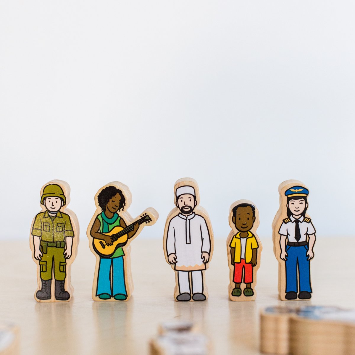 Wooden People - The Village People Set of 42