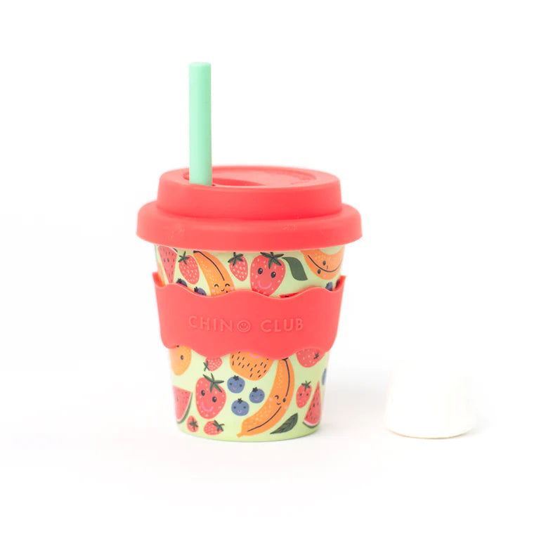 Baby Chino Silicone Straws - Various Colours