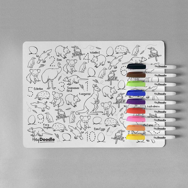 reative Hey Doodle colour-in canvas art for kids