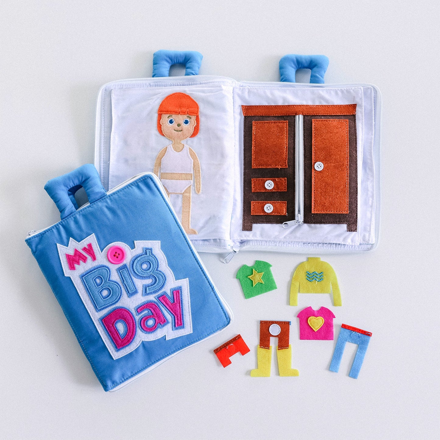 Activity Busy Book - My Big Day - Blue Cover