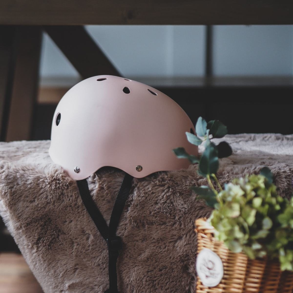 Kinderfeets Toddler Bike Helmet Matte - Rose Pink