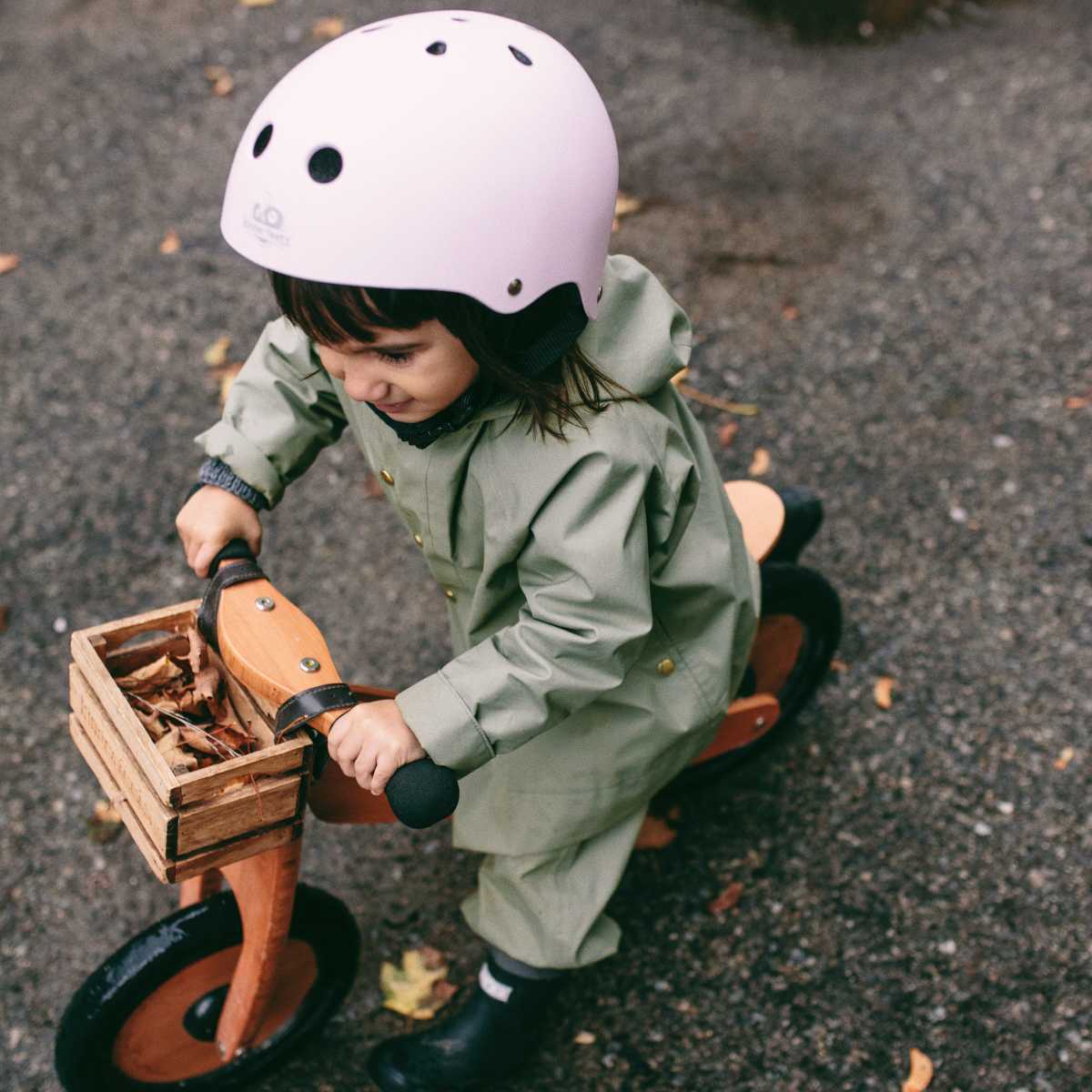 Kinderfeets Toddler Bike Helmet Matte - Rose Pink
